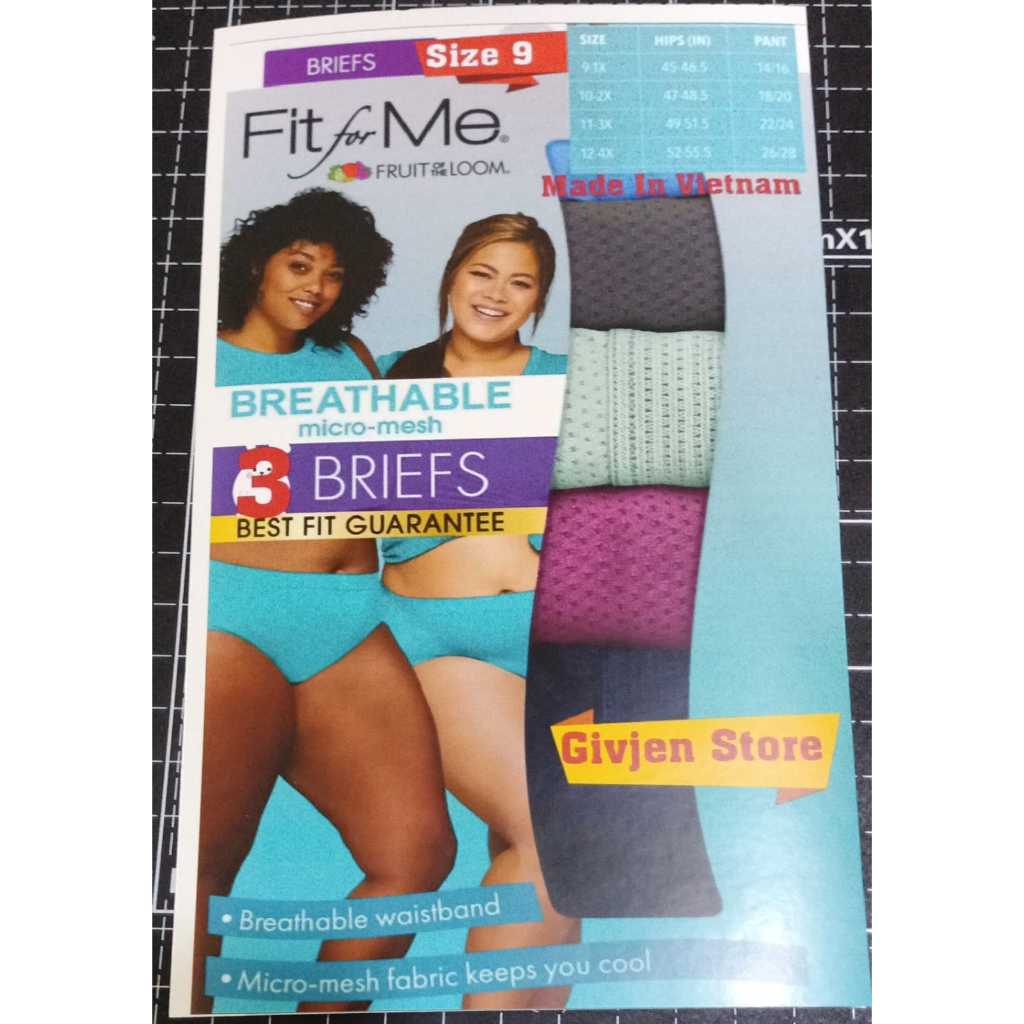 Fruit Of the Loom-Celana dalam wanita Jumbo