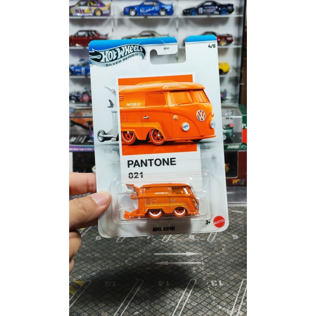 Hotwheels Kool Kombi Pantone 021 silver series pantone