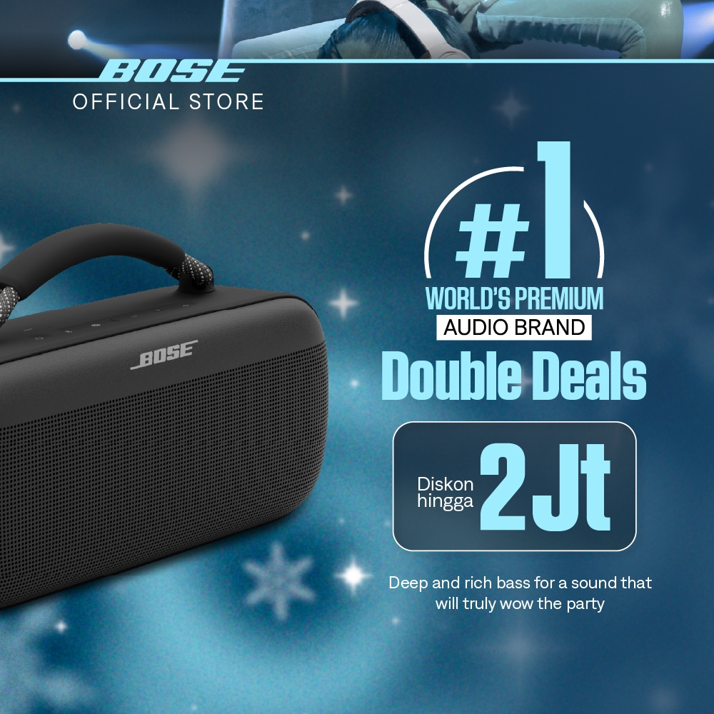 Bose SoundLink Max Speaker Bluetooth Portabel - Black / Blue Dusk