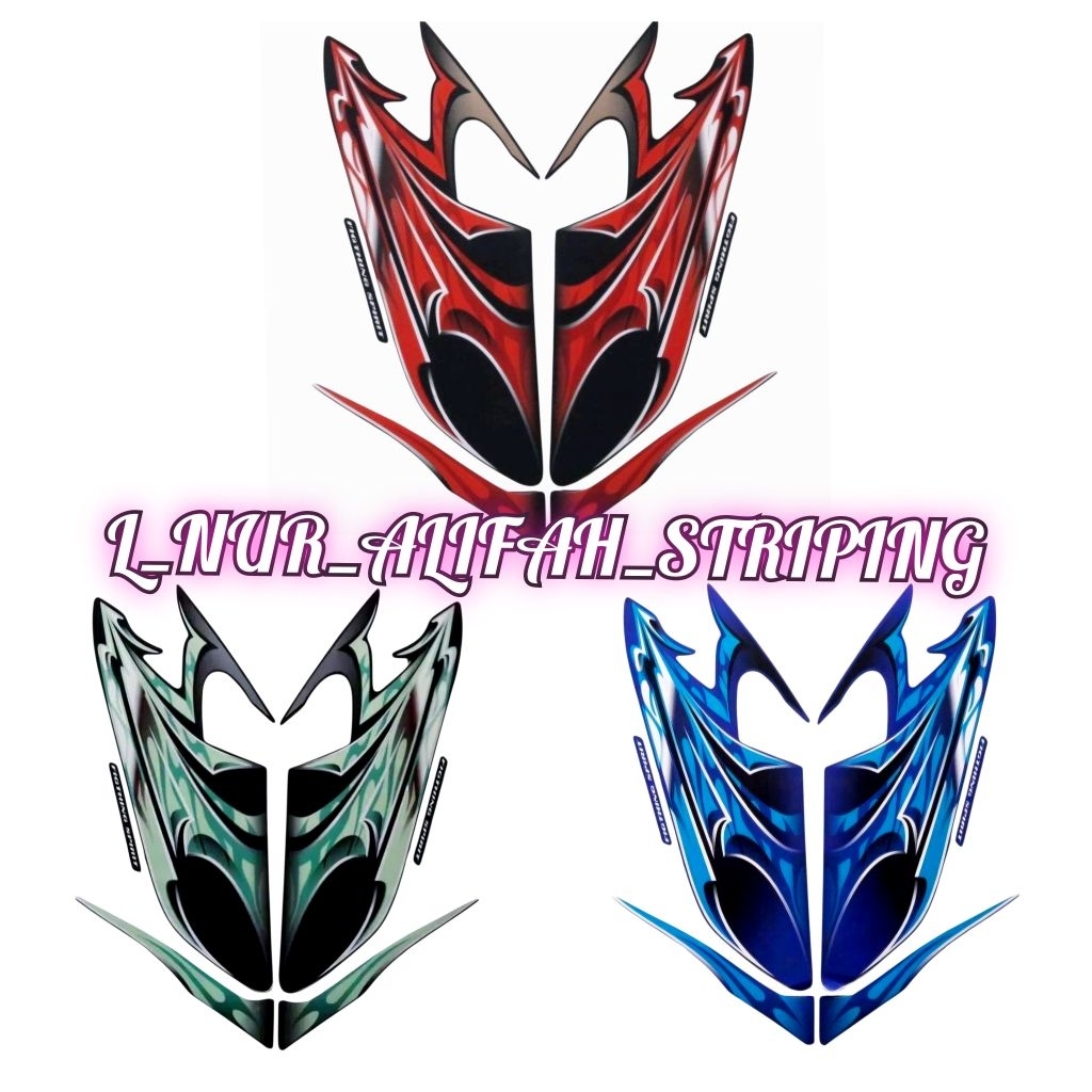 Stiker Striping Lis Les Body Motor Rx King Tahun 2006