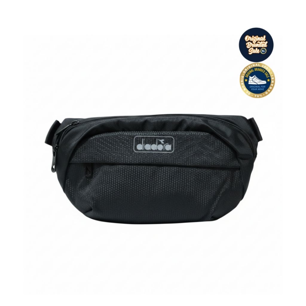ORIGINAL GARANSI TAS DIADORA NERONE WAISTBAG BLACK