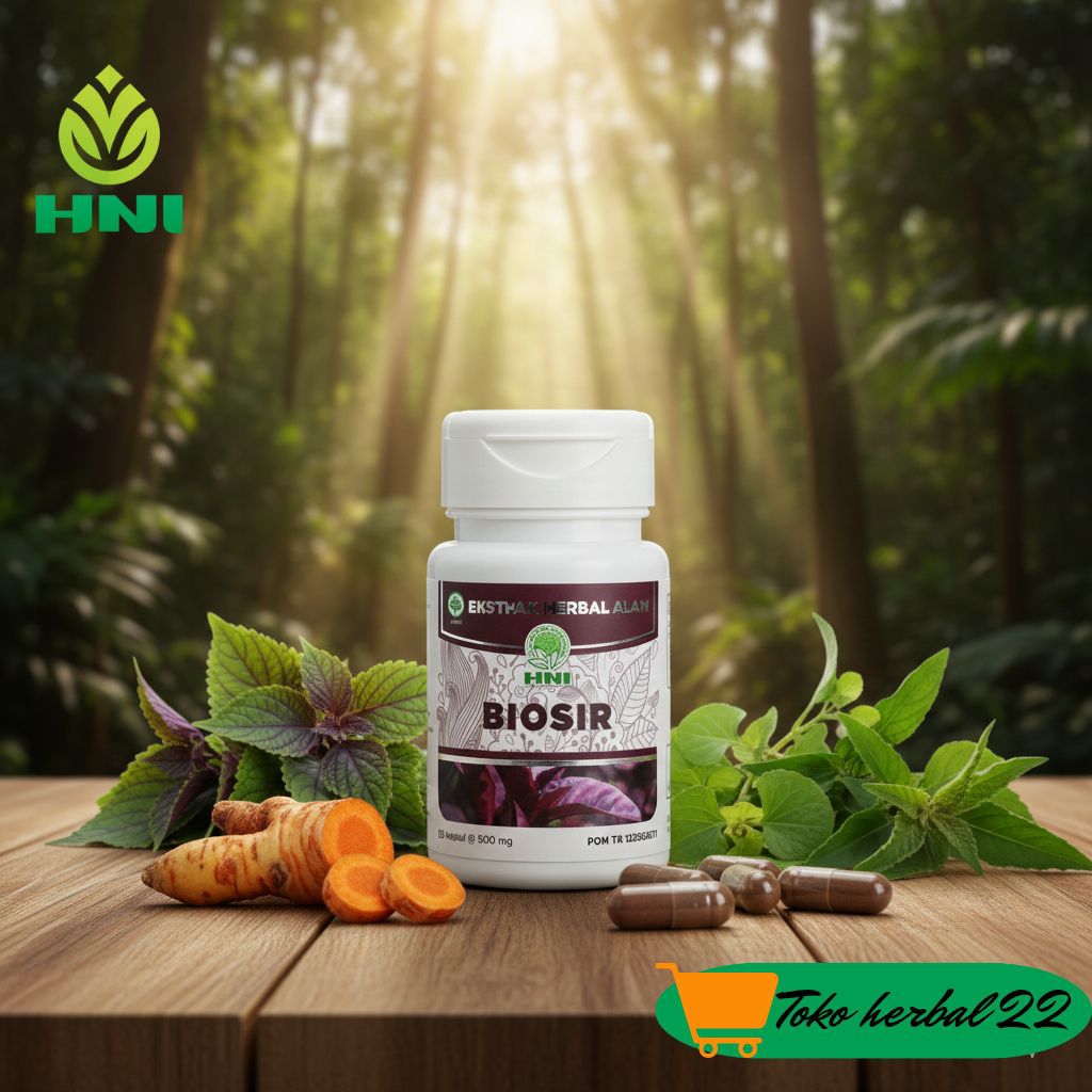 Biosir HNI HPAI Original Kapsul Pereda Wasir Ambeien Herbal BPOM Halal MUI