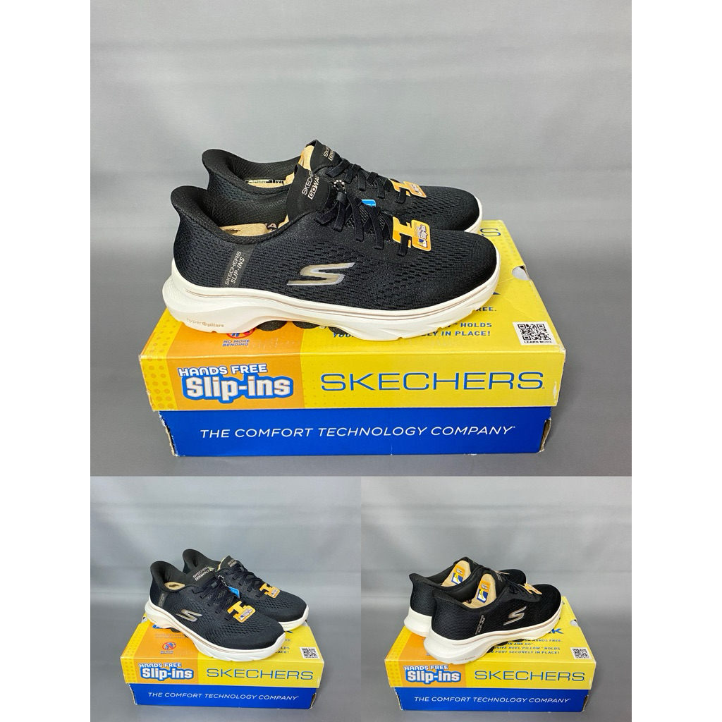 Skechers Slip ins Go walk 7 Black gold Women