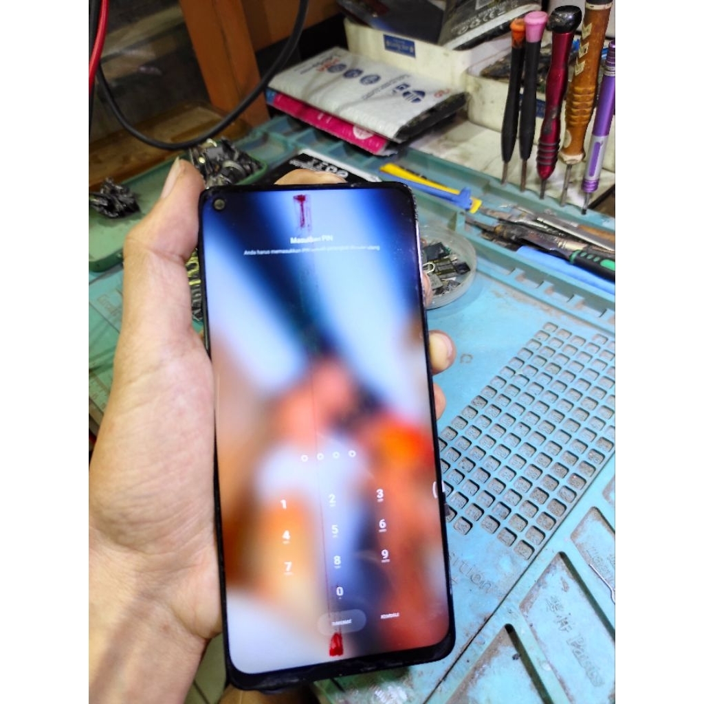 LCD REDMI NOTE 9 ORI COPOTAN MINUS MINTA BUBBLE REMOVER