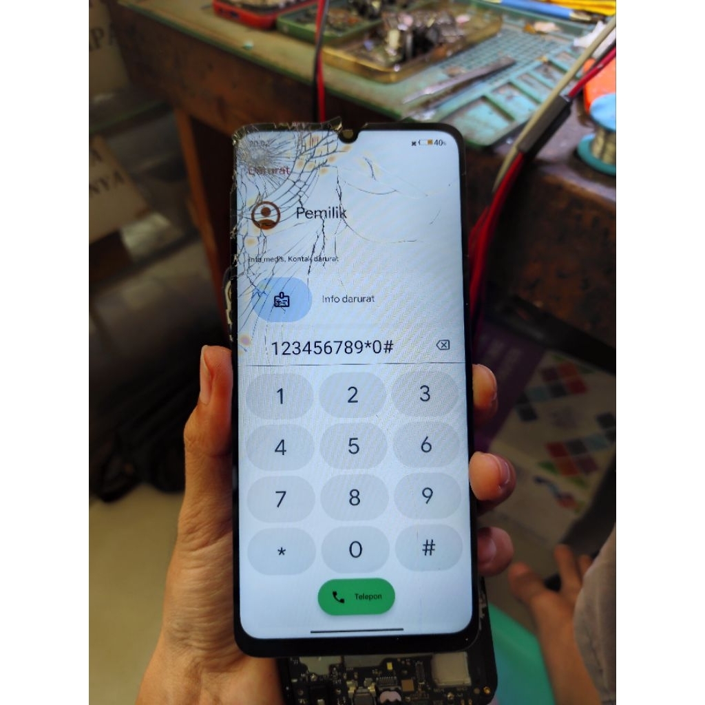 LCD REDMI 13C ORI MINUS RETAK BAHAN REPAIR GLASS