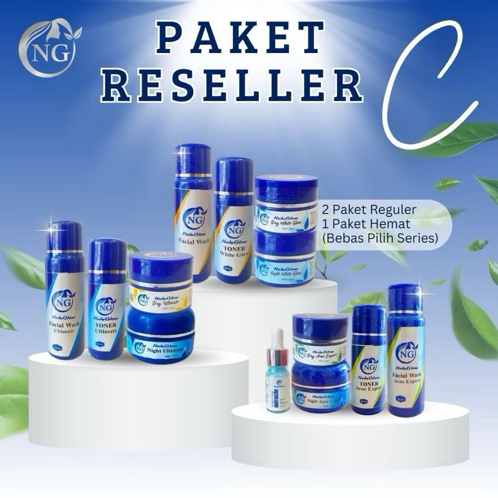 PAKET RESELLER C NALU GLOW / PAKET RESELLER NALU GLOW / PAKET USAHA NALU GLOW