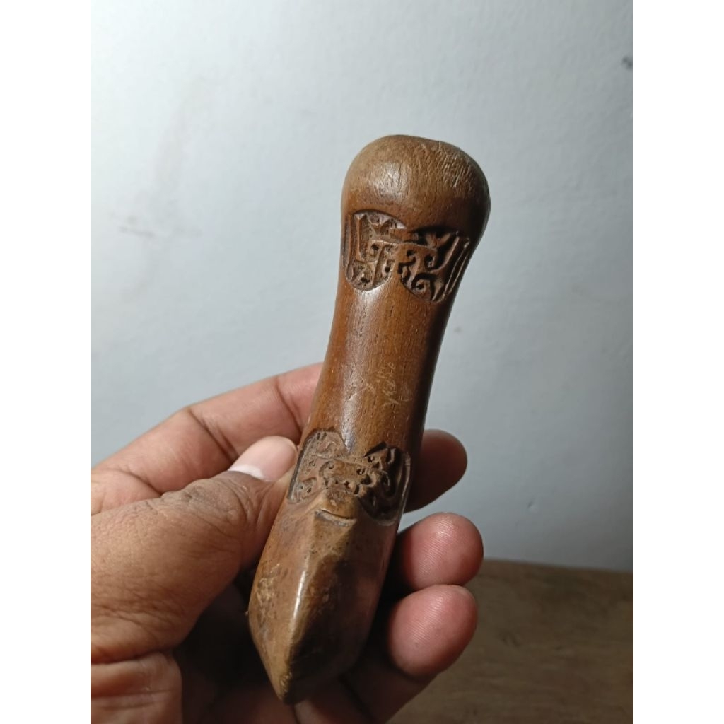 deder gagang keris Wanda Surakarta kayu Gembol jati asli lamen lawasan