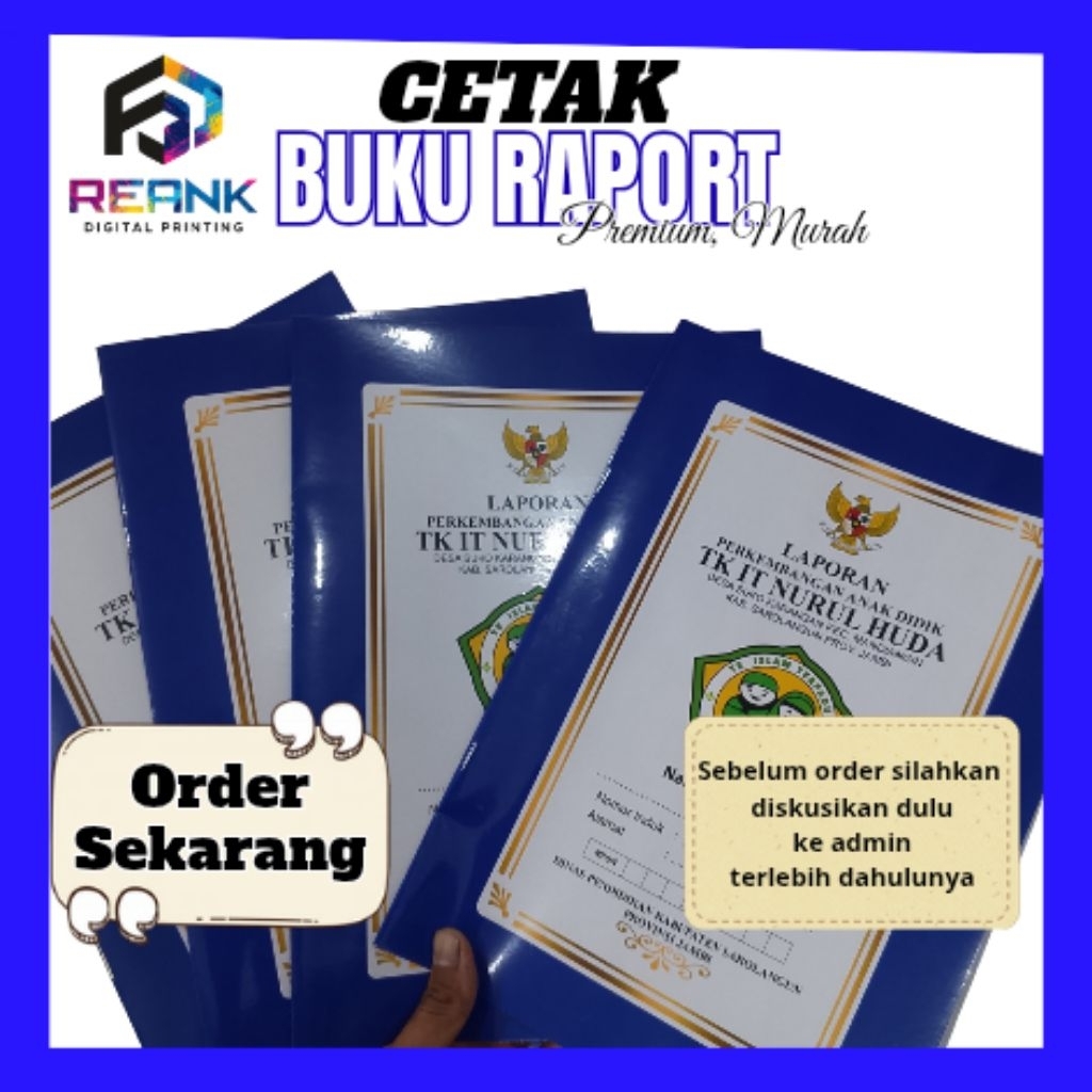 Buku Raport TK|Buku Raport TPQ|