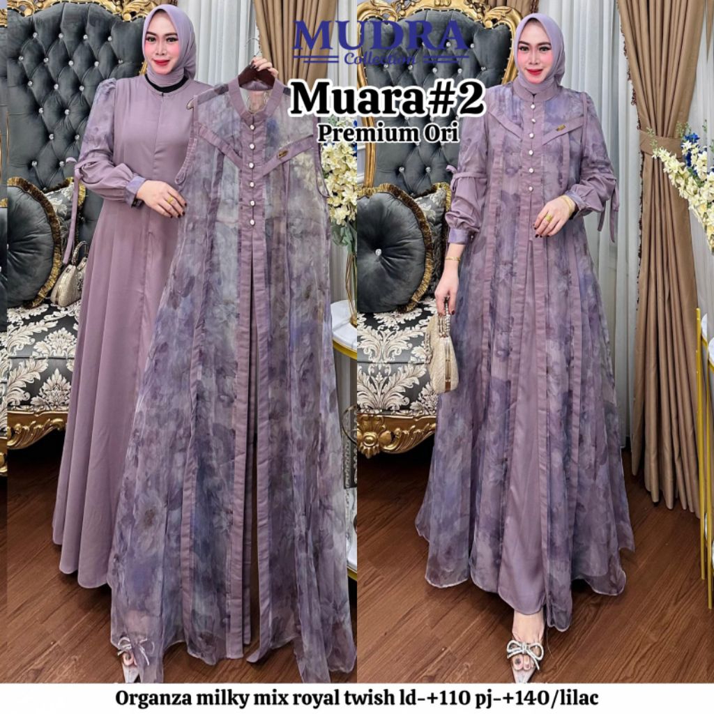Mudra Hijab / Gamis Terbaru / Gamis Wanita / Gamis Premium / Penta / Muara / Mudra Collection
