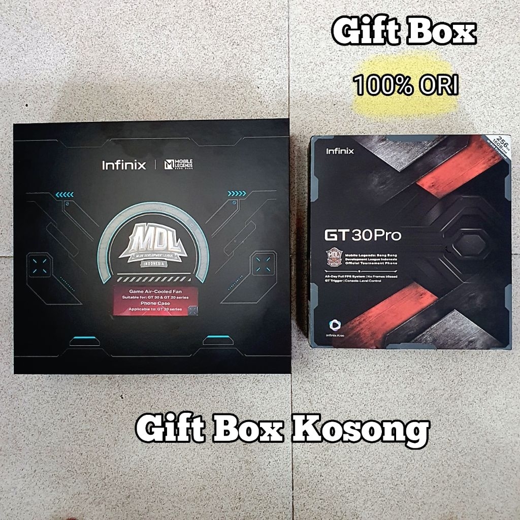 Gift Box Infinix GT 30pro || Gift Box infinix GT 20pro || Dus Box infinix Original 100% Asli