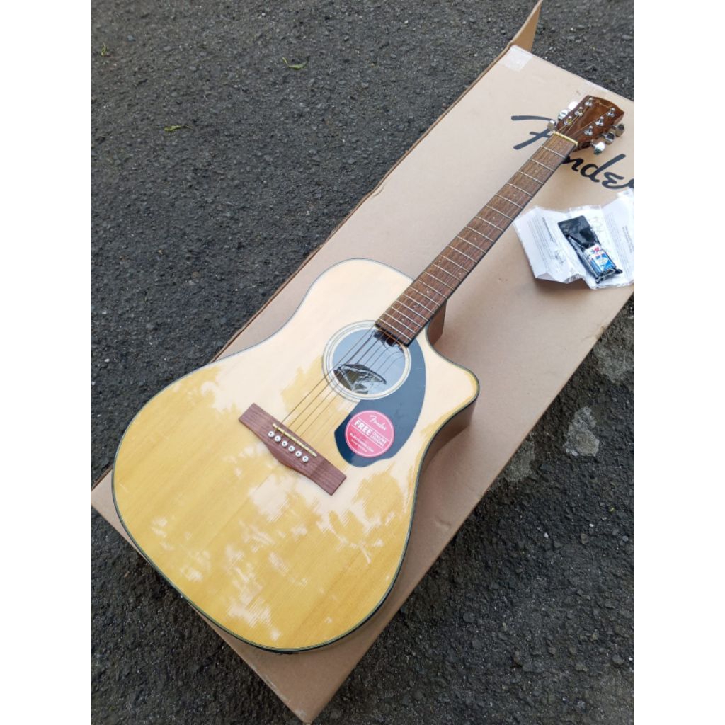 Akustik Elektrik Fender CD60SCE NAT TOP SOLID ORIGINAL PT SAMICK