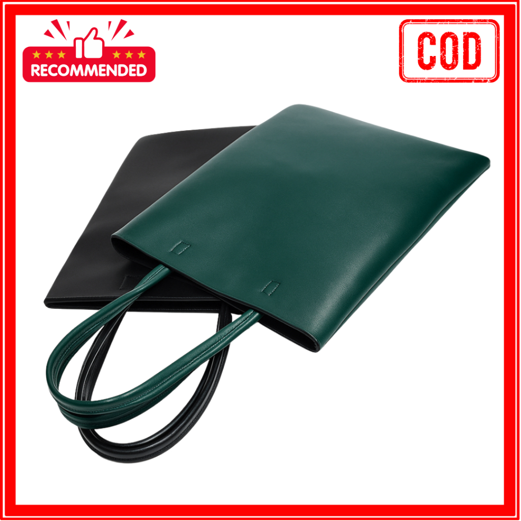 PROMO Tote Bag Wanita Tas Totebag Kulit Polos Muat Laptop Untuk Kerja & Kuliah
