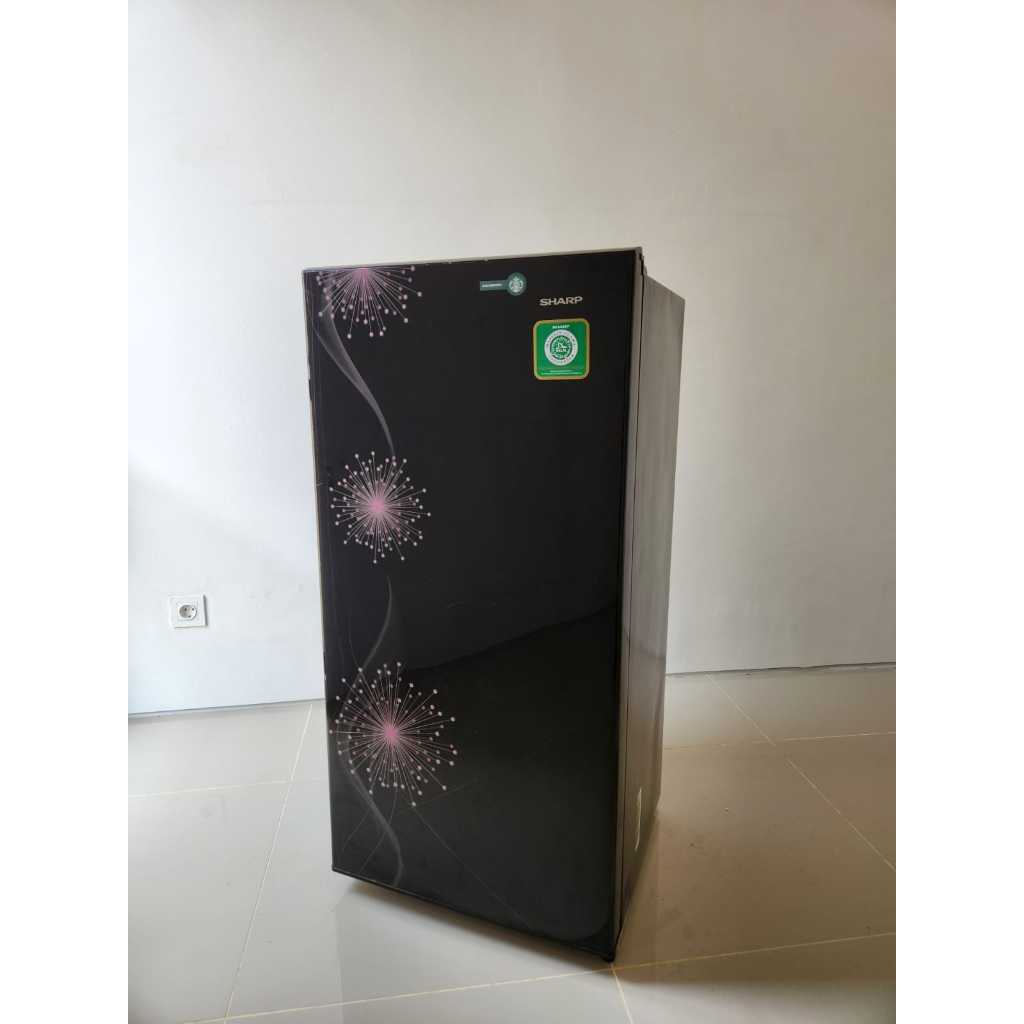 PRELOVED SHARP KULKAS 1 PINTU 1 DOOR REFRIGERATOR SJX197MG DANDELION SERIES (JAKARTA/TANGERANG)