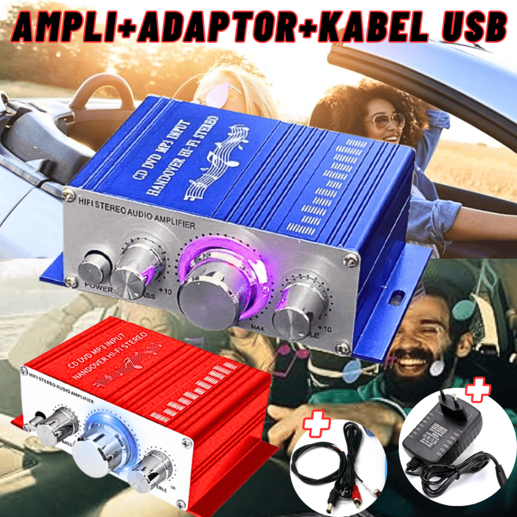 Amplifier Mini Speaker Hi-Fi Stereo 2 Channel 20w / Lepy Hi-Fi Stereo Amplifier Mini Speaker 2Chanel