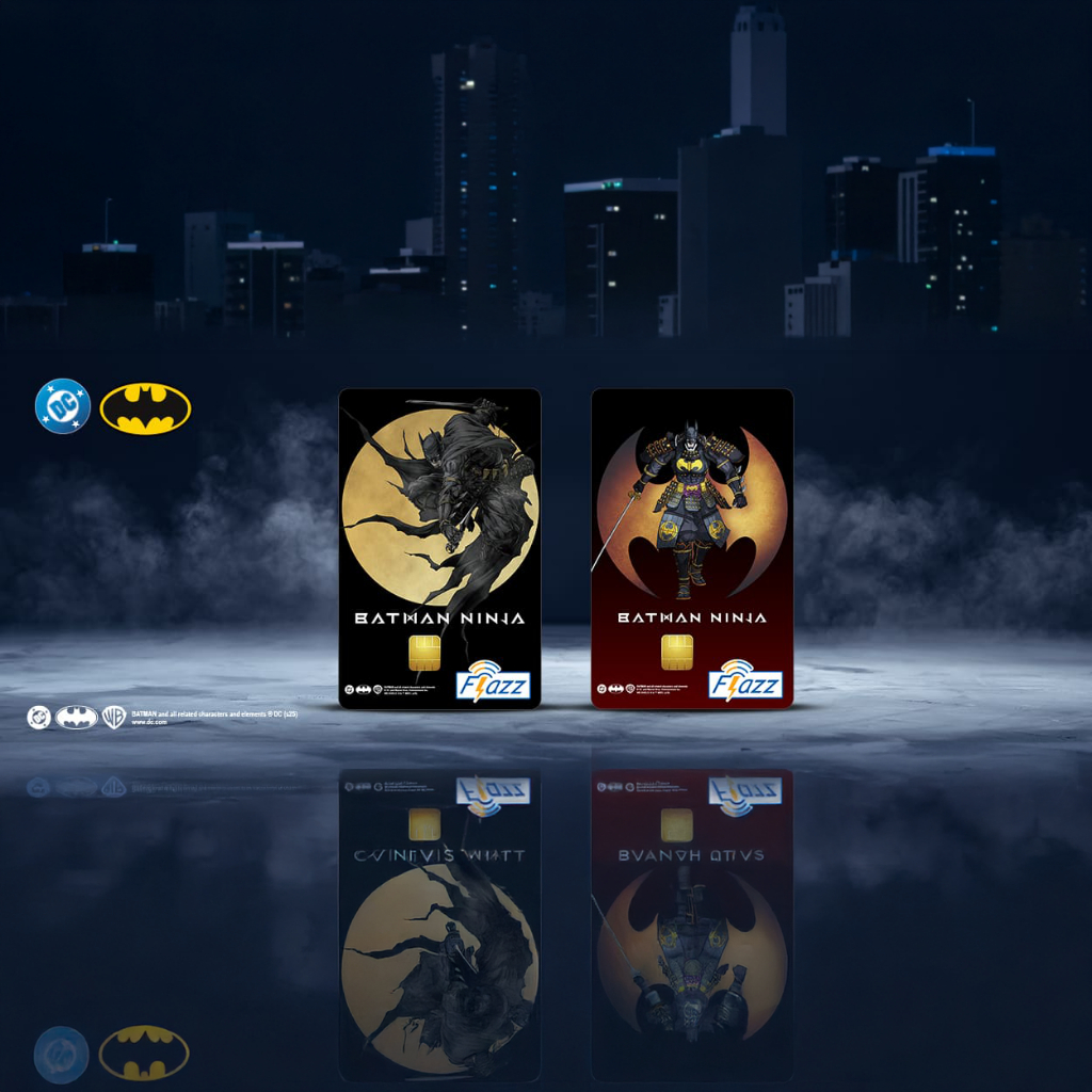 Kartu Flazz BCA GEN 2 ORI Limited Edition - Flazz Batman - Flazz Edisi Spesial Batman Ninja