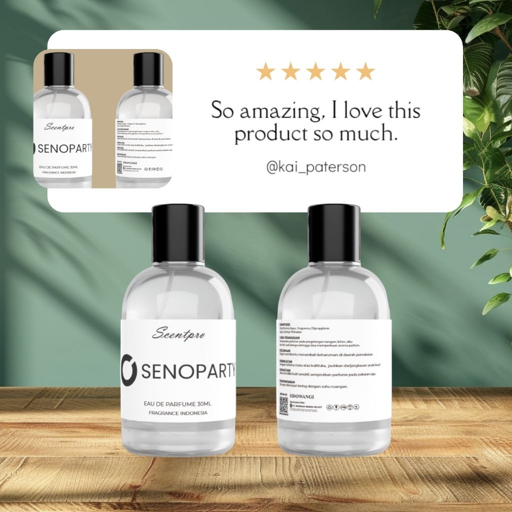 Parfum Onix Senoparty Eau de Parfum Onix Parfum Pria Parfum Wanita Parfum Unisex 30ml