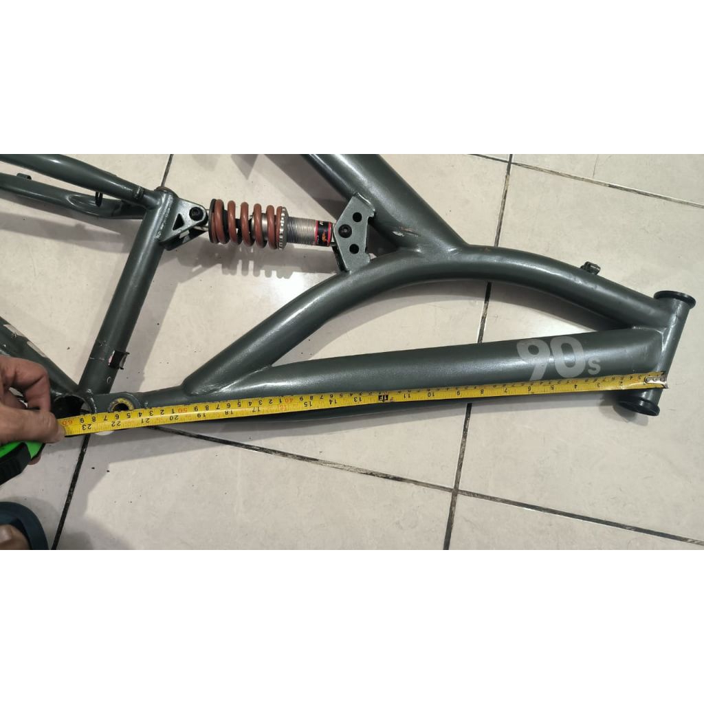 Frame MTB Fullsus hijau