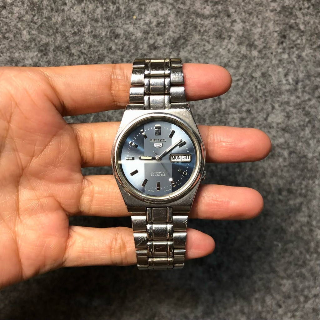 Jual jam tangan seiko 5 seri 7s26 second pria original seiko