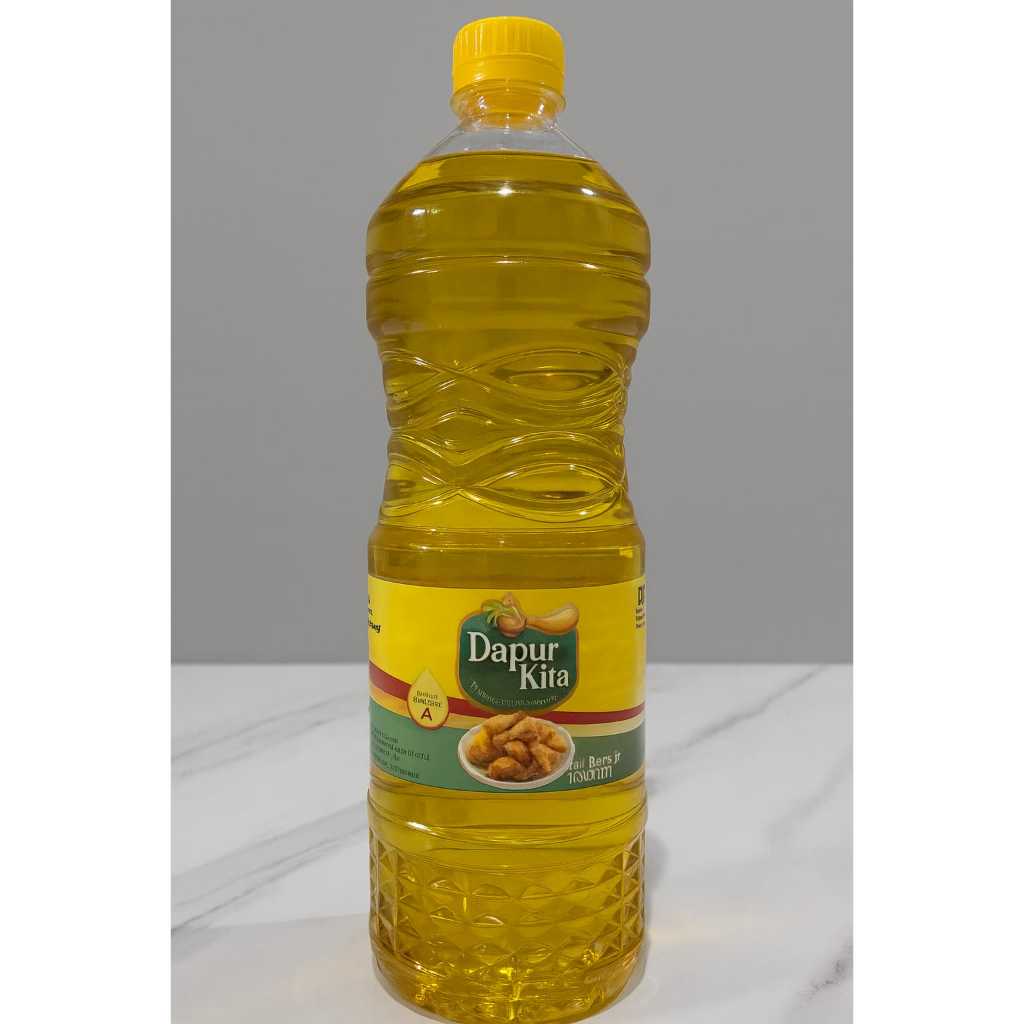 Minyak Goreng DAPUR KITA 1 Liter Isi 12 Botol ( 1 Pak )/ Minyak Goreng PREMIUM / Tidak Gampang Hitam