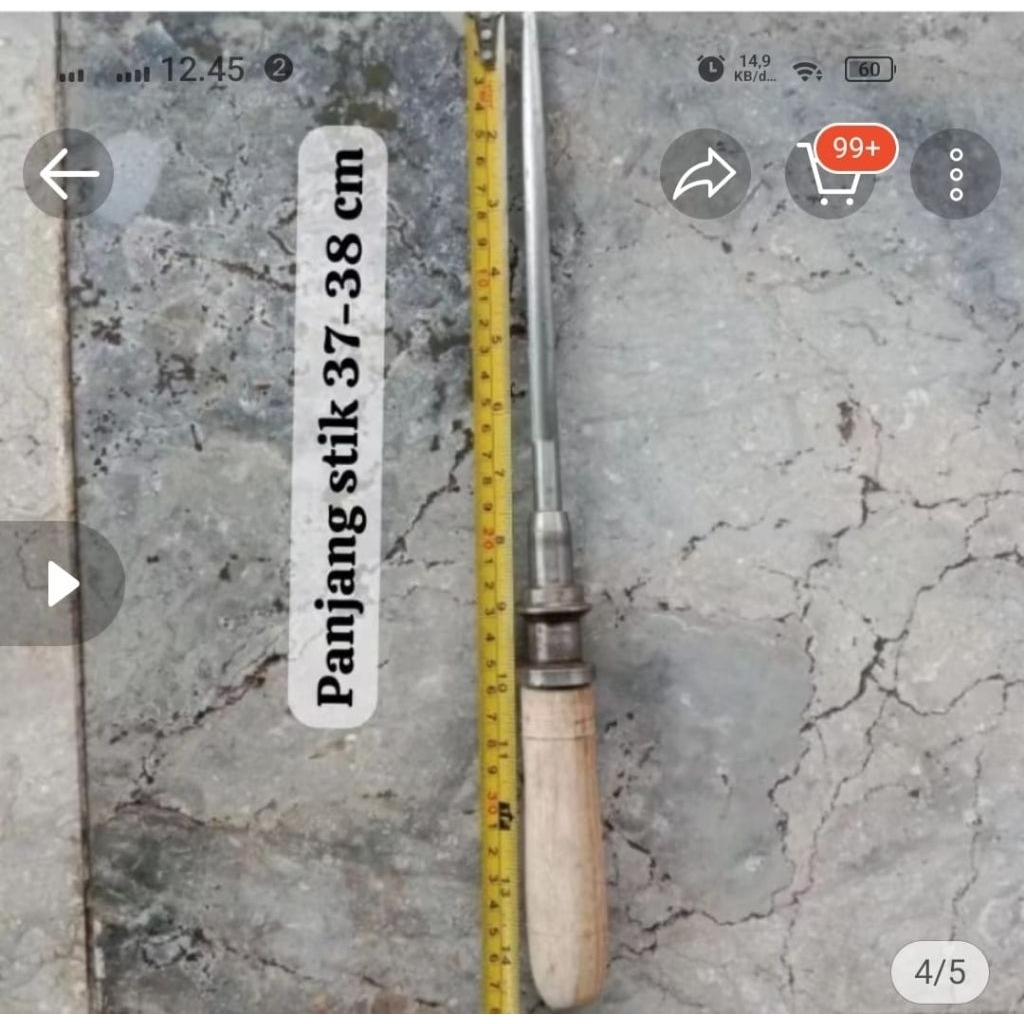 Asahan pisau/stik asah pisau dapur/asahan pisau daging/asahan baja multifungsi