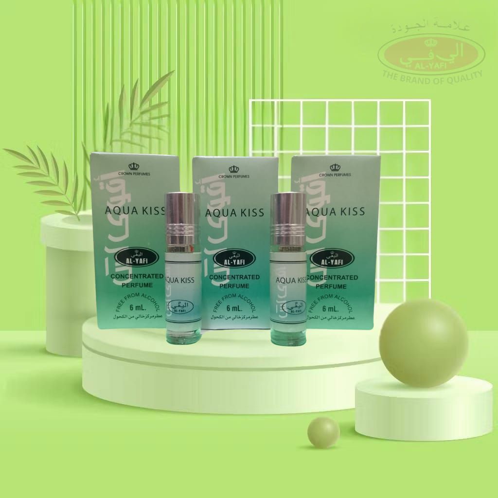 Parfum Roll on AQUA KISS 6ml non alkohol