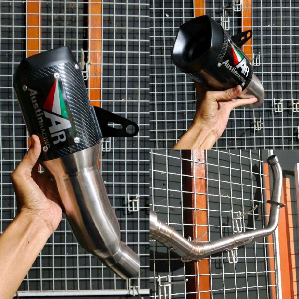 Knalpot austin racing for cbr 150, r15, xabre, cb150r, cb150x, gsx
