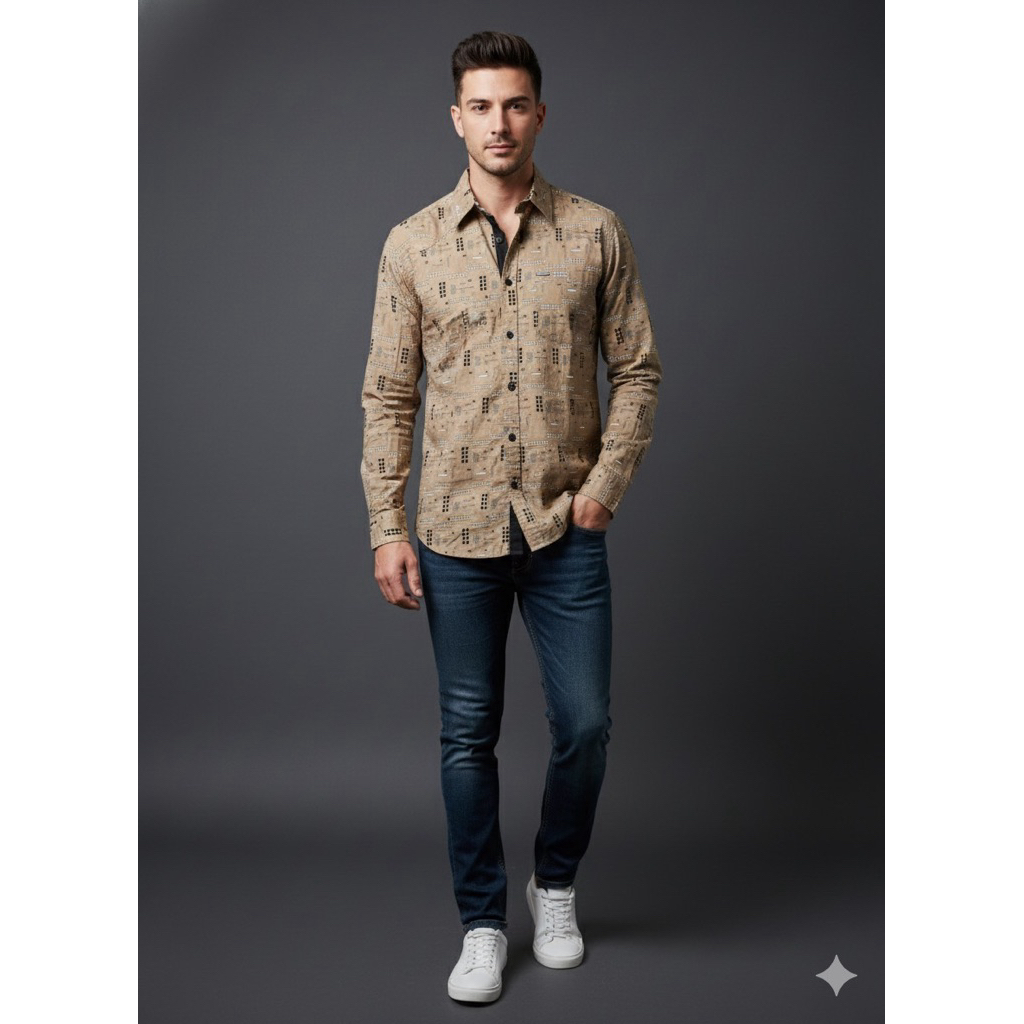 Kemeja pria Spyderbilt original size s