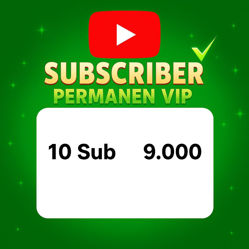 subscriber YouTube permanen