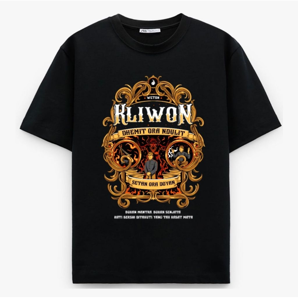 KAOS JAWA WETON KLIWON DHEMIT ORA NDULIT SETAN ORA DOYAN SPONSOR