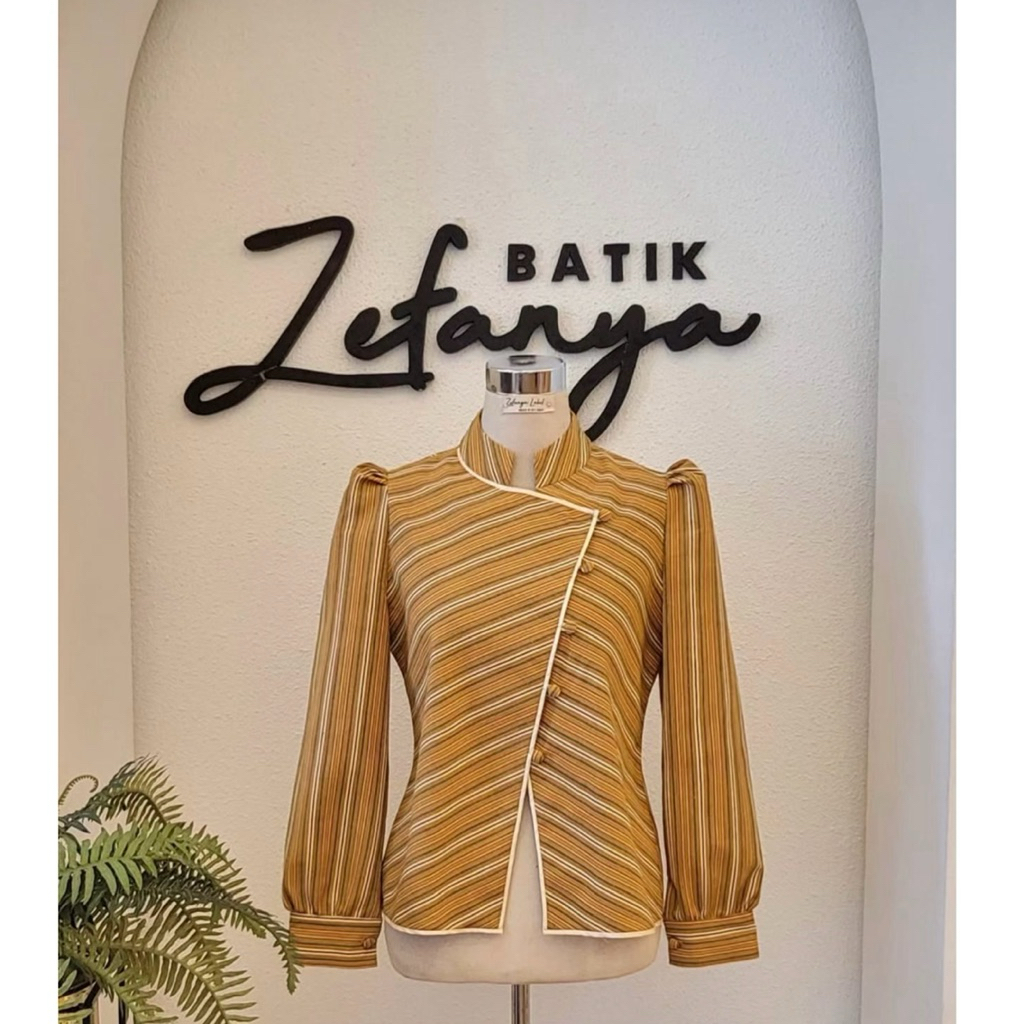 ATASAN BLOUSE LURIK WANITA