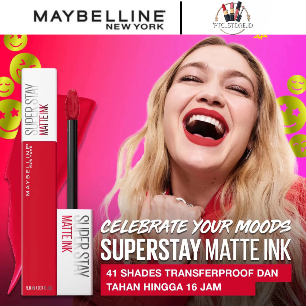 MAYBELLINE - Superstay Matte Ink Lipstick 16H Wear 30+ Warna