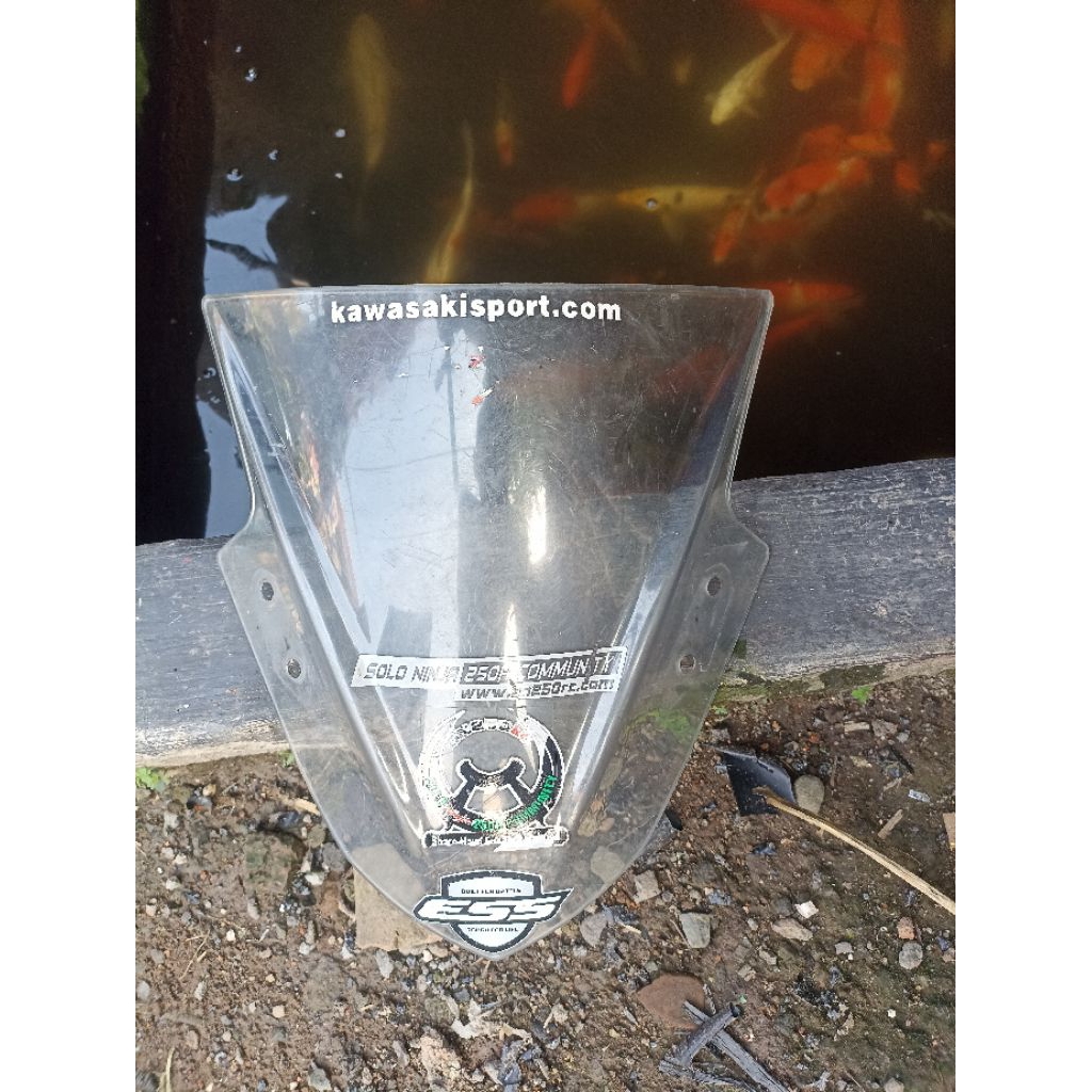 visor ninja 250 fi original second ( utuh)