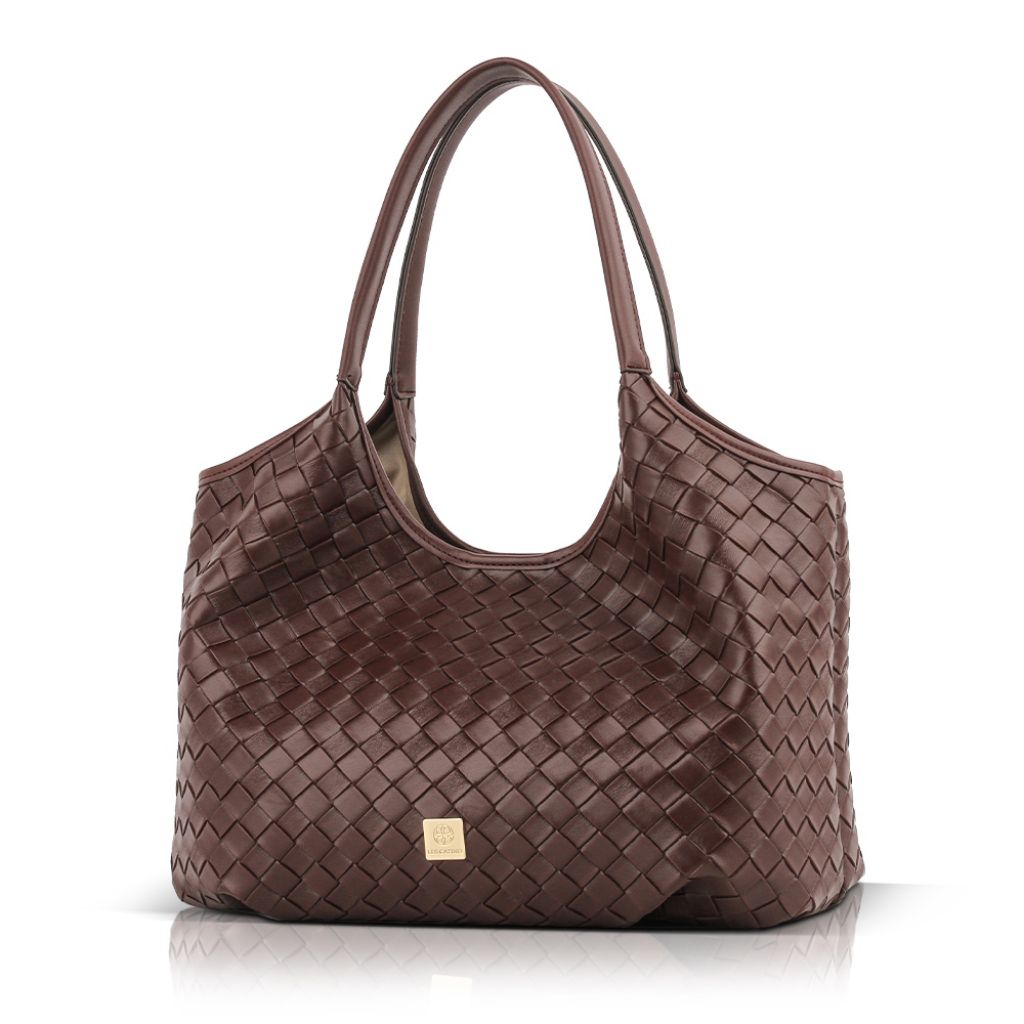 LES CATINO - Naya Braided Bag - Tas Bahu Wanita Tote Bag Besar