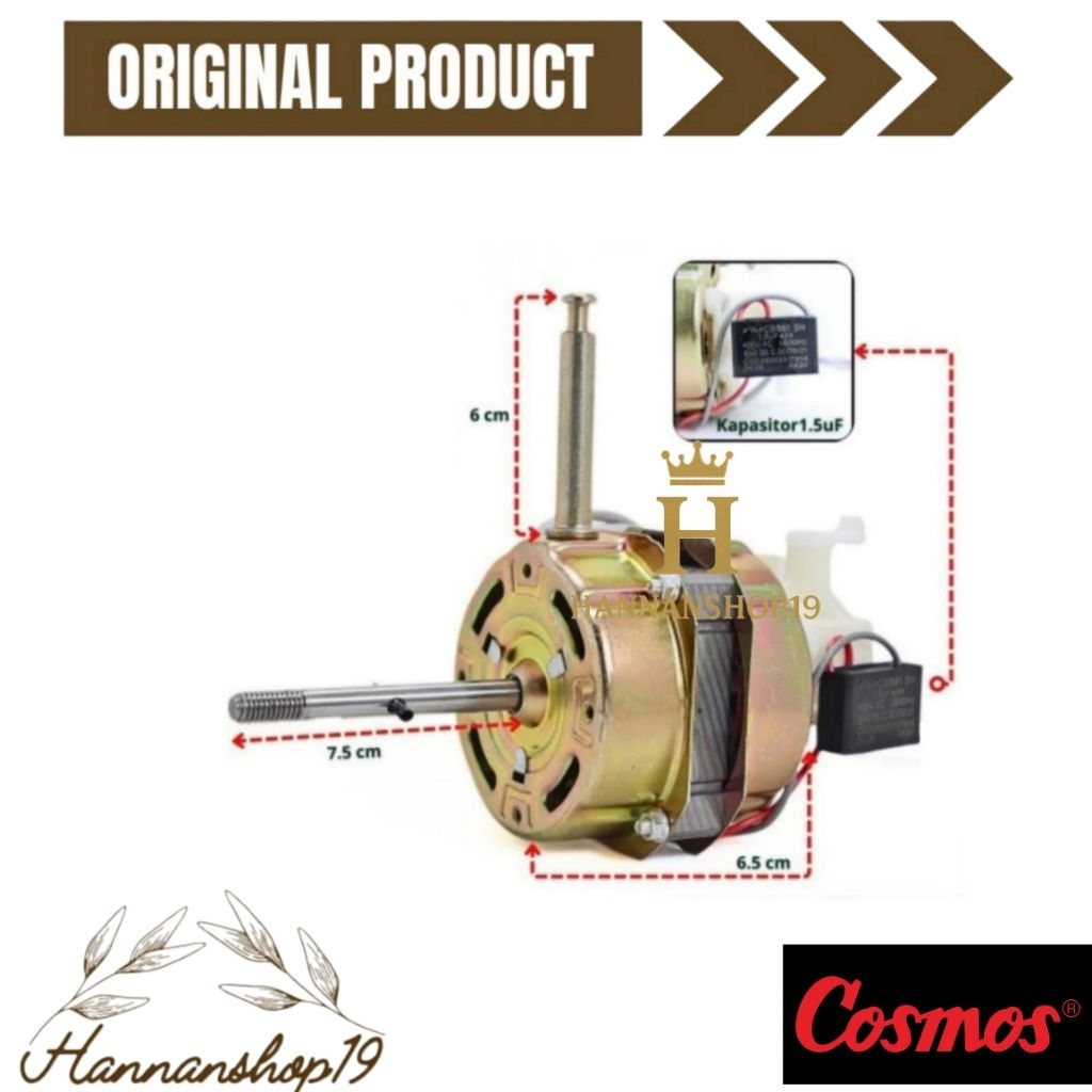 Dinamo kipas Cosmos / Motor kipas Cosmos / Dinamo fan Cosmos / Motor fan Cosmos