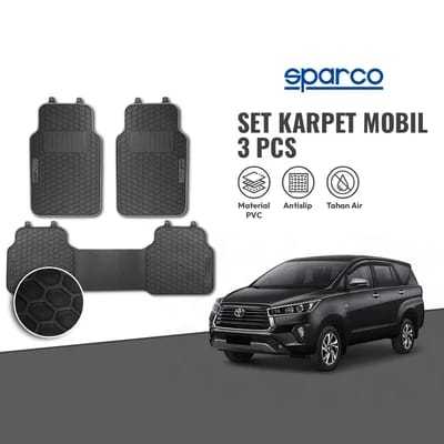 Karpet Mobil Pvc Set 3 Pcs - Sparco