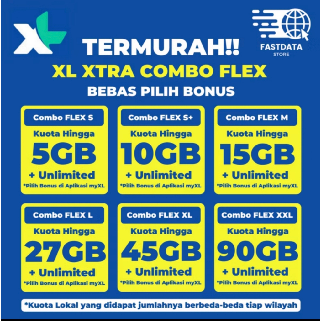 TRANSFER KUOTA XL : XTRA COMBO FLEX | XTRA COMBO | XTRA COMBO VIP | BEBAS PUAS |ROAMING|NELP DAN SMS