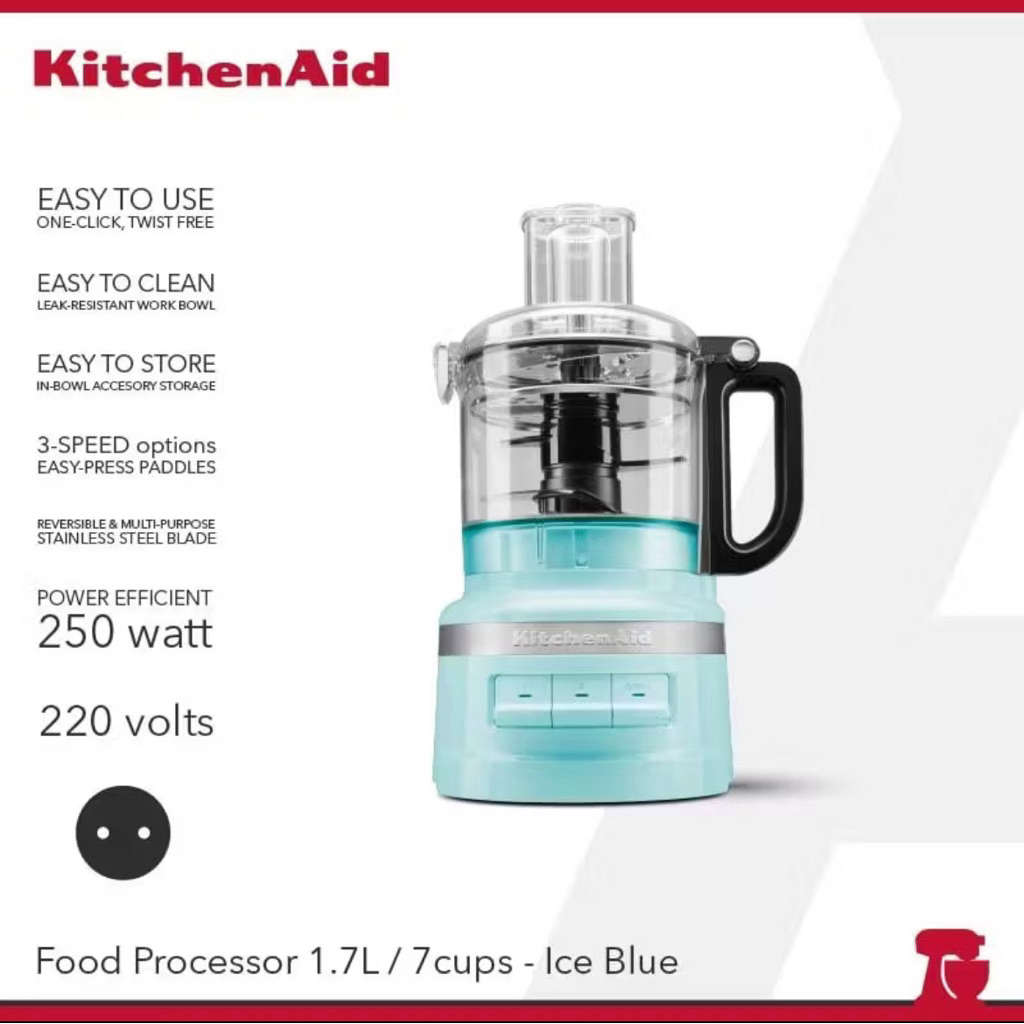 KITCHENAID FOOD PROCESSOR 1.7L ICE BLUE