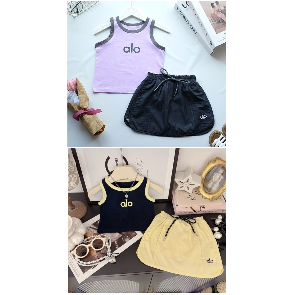 RYUTA setelan rok celana anak perempuan 1-10 tahun / setelan korea anak cewek