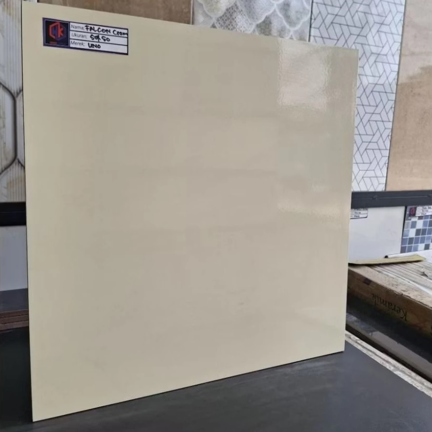 Keramik Lantai Halus Cutting 50x50 Uno Falcon CM Pare Kediri