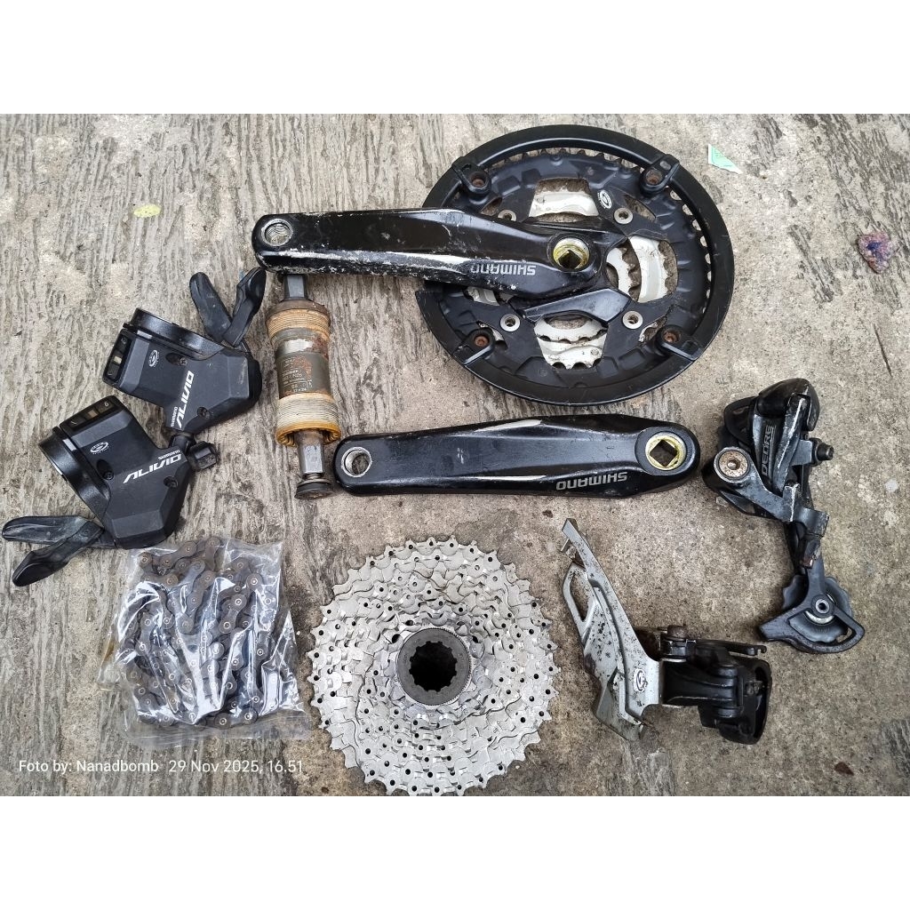 Groupset Shimano Alivio 9sp