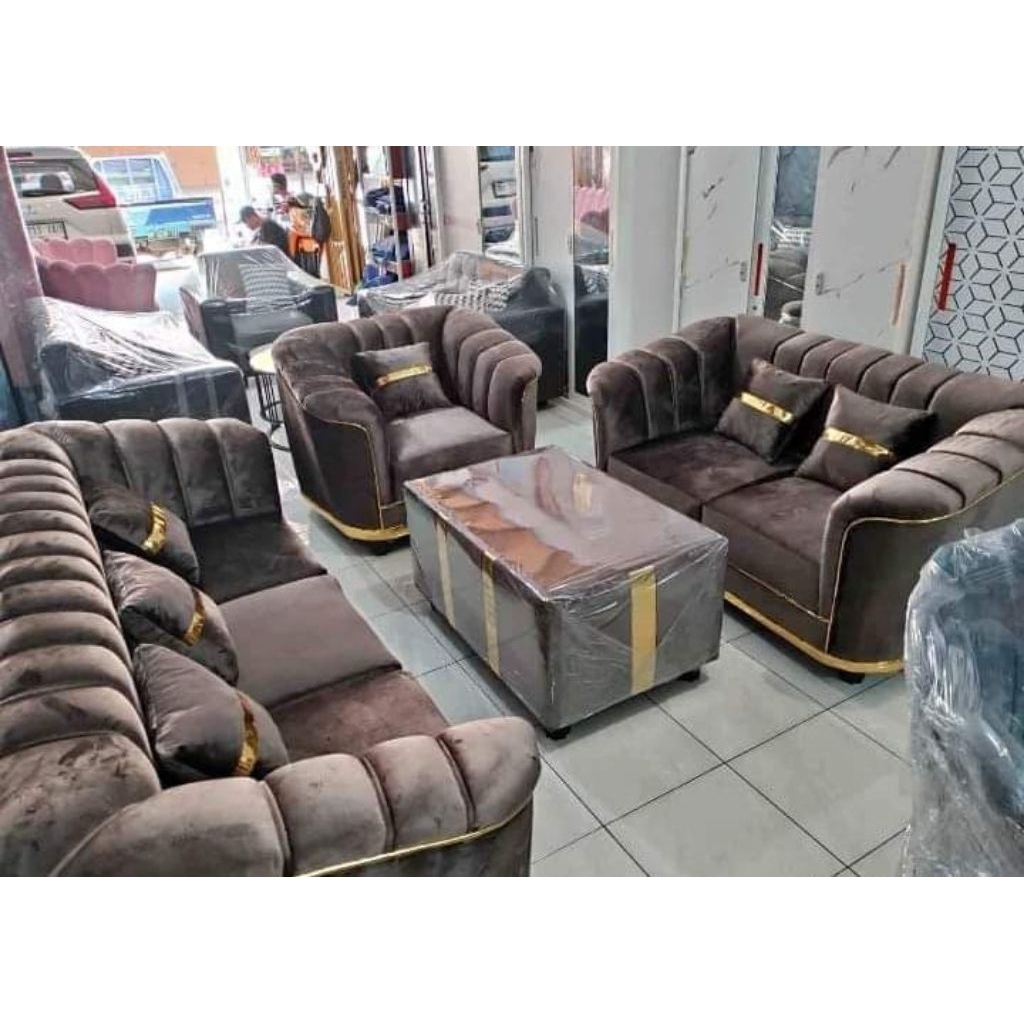 Sofa Custom | Makassar Minimalis Tipe 321 + Meja