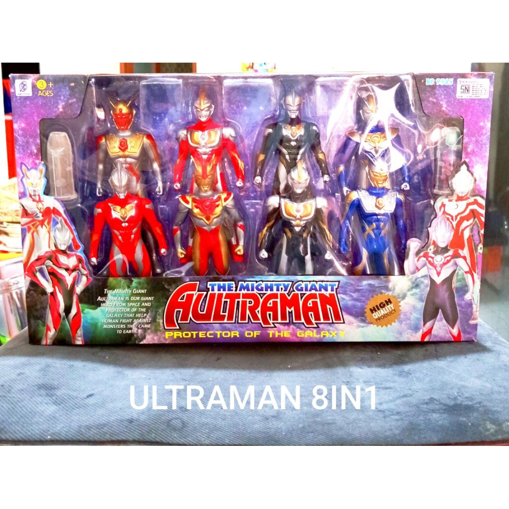 ULTRAMAN 8IN1 ROBOT INSTAN SAMEDAY SAJA SBY SDA MAINAN ANAK COWOK THEI MIGHT GIANT COD GRATIS ONGKIR