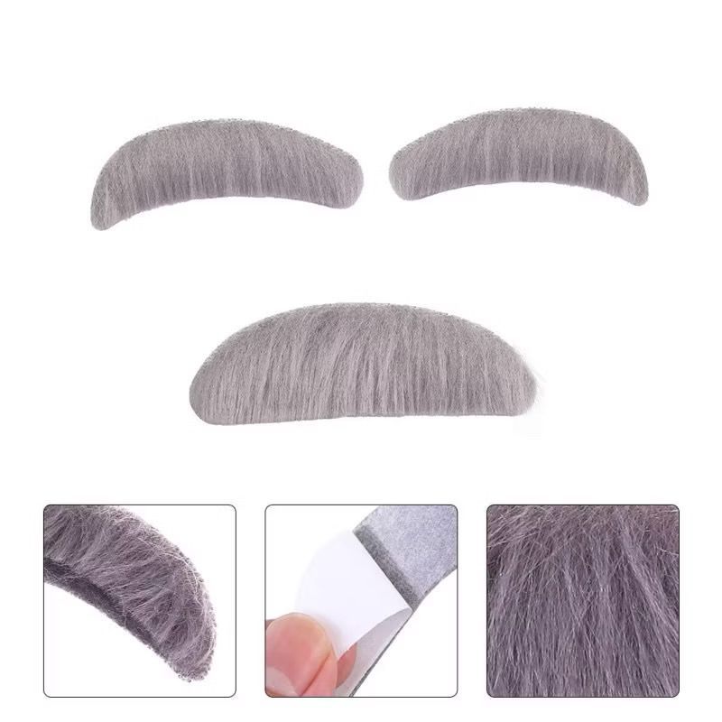 kumis pria  set brewok uban jenggot brewok kumis jenggot brewok