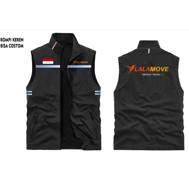 Jaket Rompi Lalamove | Rompi Vest Lalamove Kurir