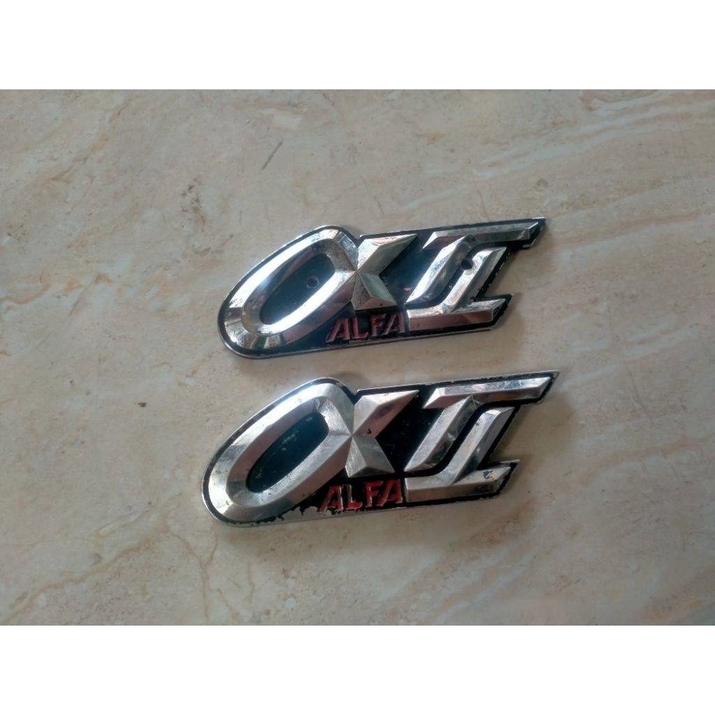 Emblem body samping yamaha alfa