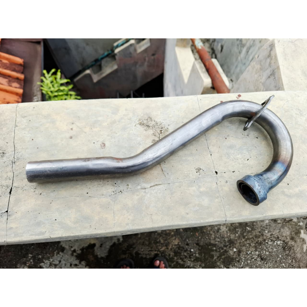 Leheran Pipa knalpot Scorpio Trail Leher Scrambler scorpio