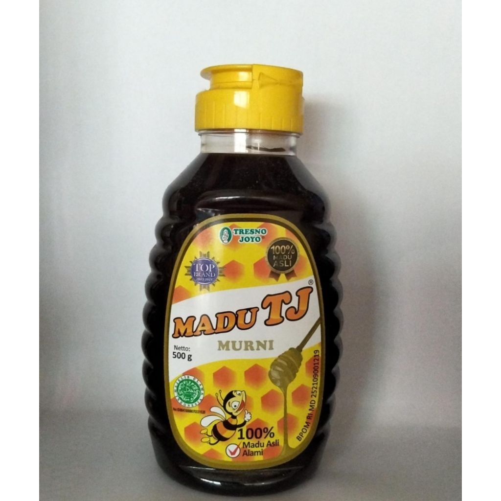MADU TJ MURNI BOTOL PLASTIK 500 Gram