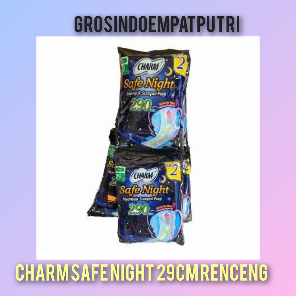 Charm safe night 29cm renceng ( 10sachet )