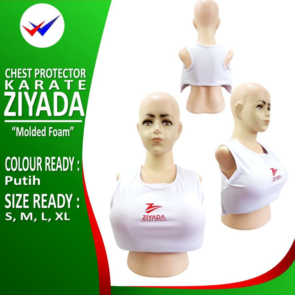 Pelindung Dada Wanita Karate Chest Protector Female body breats kumite
