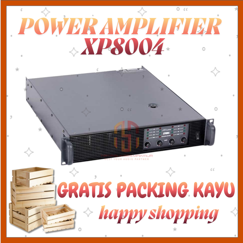 SPL Audio Power Amplifier XP-8 Series XP8004